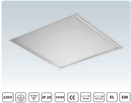 TLDS06 11Вт 1200Лм 4000К 90Ra IP20 Светильник TLDS06 11Вт 1200Лм 4000К 90Ra IP20